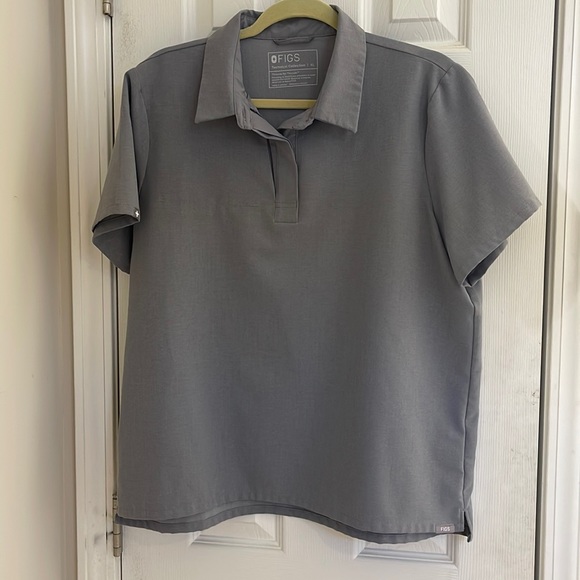 Figs Tops - Figs Nala Limited Edition Shortsleeve Poloscrub